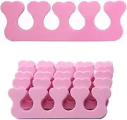 20pcs Soft Foam Sponge Toe Separators Finger Dividers Soft Sponge Finger Divider Spacer Nail Art Manicure Pedicure Tools