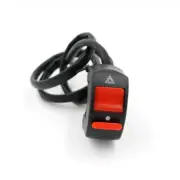 12V Motor Accident Hazard Light Switch fits Motorcycle Handlebar On / Off Button