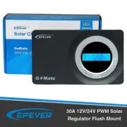 EPEVER Solar Charge Controller Go Mate series 30A 12V/24V PWM Solar Panel Regula