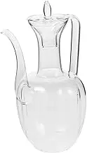 CHICAMPERA Elegant Glass Teapot Clear Water Dispenser for Loose Tea Ergonomic Handle Easy to Clean for Home and Tearoom Use