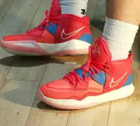 在飛比找Yahoo!奇摩拍賣優惠-NIKE Kyrie 8 EP歐文 桃紅 撞色 潑墨 實戰 