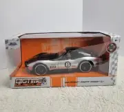 JADA Bigtime Muscle 1/24 : 1969 Chevrolet CORVETTE STINGRAY ZL-1 32775 Silver