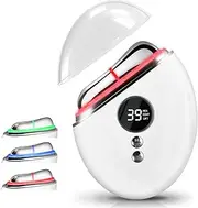 EMS Gua Sha, Electric Face Massager Gua Sha with 5 Vibrations & Heat, Face Massager with LED Blue, Green & Red Light Therapy, for Face, Anti Wrinkles, Anti Ageing and Plump Skin