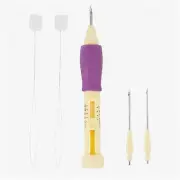 PunchyStitch - DIY Embroidery Kit with Multifunction Needles, Gradient Punch Nee