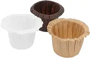 PEPLAYTAL 90pcs Oil Cupcake Liners Premium Mixed Color Muffin Baking Cups for Parties Birthday and Events Decorative Paper Baking Cups for Easy Cake Presentation