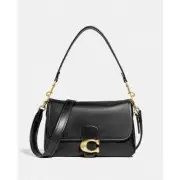 Coach Soft Tabby Shoulder Bag (C4823) (Black)