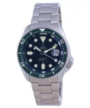 RATIO FreeDiver Green Dial Stainless Steel Automatic RTB205 200M Mens Watch