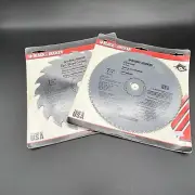 Lot Of 2 Black & Decker 7-1/4 inch Saw Blades Fast Wood Cutting & Plywood Blades