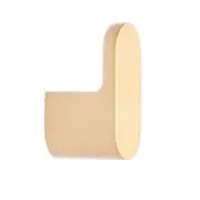 Zenith Brushed Brass Robe Hook
