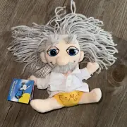 Albert Einstein 6” Plush Doll Genius Brainy Baby E=MC2 Vintage 1997 With Tags