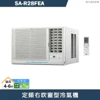 在飛比找陽信商店街優惠-SANLUX台灣三洋【SA-R28FEA】定頻右吹窗型冷氣機