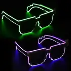 Neon Party Nightclubs LED Light-up Glasses Glow in the Dark for Adult Kids