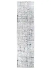 Phoenix White & Blue Modern Runner