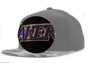 Mitchell & Ness HWC Los Angeles Lakers Tiger Camo YELLOW Purple BLACK Hat CAP