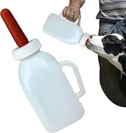 Goat Bottles for Feeding ? Baby Goat Milk Feeder Bottle with Nipple, Calf Nursing Bottle for Lambs, Kids, and Small Farm Animals, Milk Feeder for Baby Goats, for Goats