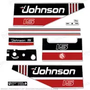 Fits Johnson 15hp Decals - 1991