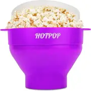 The Original Microwave Popcorn Popper, Silicone Popcorn Maker, Collapsible Bowl