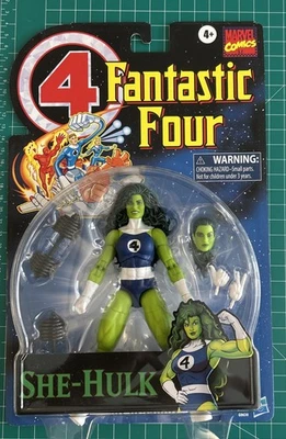 Marvel Legends Series Fantastic Four Retro Cardback She-Hulk Figure