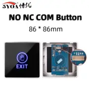 Push Touch Exit Button Door Eixt Release Button for Access Control System Suitab