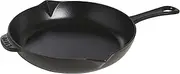 Staub Pan Frying Pan with Cast Iron Handle, 26 cm, Black
