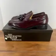 Allen Edmonds Saratoga Tassel Loafers Shell Cordovan Shoes 9 D New In Box