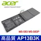 ACER AP13B3K 4芯 日系電芯 電池 V5-473P V5-473PG V5-552 V5 (9.2折)