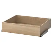 KOMPLEMENT Drawer, white stained oak effect, 75x58 cm