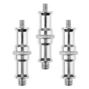3pcs Spigot Screw 1/ 4 3/ 8 Converter Studio Light Stand Screw Standard Adapter