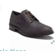 New Cole Haan Watson Mens Nubuck Leather Cap Toe Oxford Shoes 10 M $220