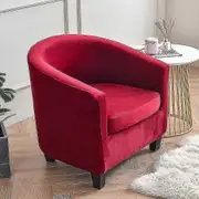 Armchair Chair Sofa Cover Living Room Chair Seat Slipcover Claret