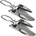 WOONEKY 2Pcs Shovel Foldable Hiking Trowel Garden Trowel Mini Spatula Garden ...
