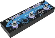 Labymos 3-in-1 Guitar Multi Effects Pedal Echo/Ensemble/Overdrive Aluminum Alloy Shell with True Bypass Function Portable Electric Guitar Effect Pedal DC 9V 6.35mm Input/Output Interface