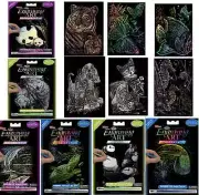 ENGRAVING ART SCRAPER FOIL KITS & TOOL & INSTRUCTIONS PICK FROM 12 MINI A5 KITS
