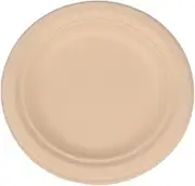 100PCS 6 Light Brown Disposable Serving Trays Cake Tableware for Parties Weddings Events Party Dishes