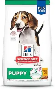 [Hill's Science Diet] Puppy, Chicken Meal & Barley Recipe, Dry Dog Food for Medium Breed Dogs, 7.03kg Bag