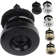 GREENADSCAPE Guitar Strap Lock Button Set 6 Pieces for Bass Electric Acoustic Guitars Easy Installation and Retainer System