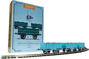 Hornby 1:76 Scale 00 Gauge Era 1L and MR Stephenson's Rocket Third Class Open Carriage Model 3-Pieces Pack