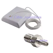16dB GSM/3G/UMTS PR SMA Panel Antenna Extension Cable 5m&CRC9 ADAPTER For Huawei