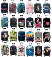 Thicker 18"-32" Scratchproof Trunk Trip Elastic Luggage Suitcase Case Bag Cover