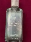 BATH & BODY WORKS FROSTED COCONUT SNOWBALL ALOE+VITAMIN E SHOWER GEL 10FL OZ