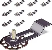 Undermount Sink Clips Supporting Brackets - Universal Epoxy Sink Clip Kits, 10 Pack, for Kitchen Marble Granite Countertop Bathroom Vanity Sinks