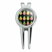 Colorful Pineapples Pattern Golf Divot Repair Tool and Ball Marker