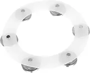 Kisangel Bell for Drum Metal Silicone Tambourine Ching Ring Accessory Piece Drum Set Cymbal Tambourine