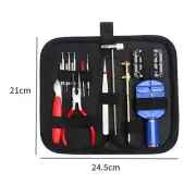 16Pcs Watch Repair Tool Kit Watchmaker Back Case Opener Link Spring Bar Remover
