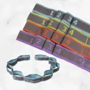 9 Segment Yoga Elastic Pull Bands Belt Ballet Stretching Strap Loop Resistance