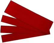 QUARTET QTMRS6 Magnetic Strips RED 25PK, 22X150MM
