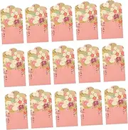 SEWACC Unique Japanese Style Money Pouches 30pcs Foldable Red Packet Envelopes Red Packets Delicate Flower Patterns