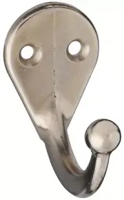 National Hardware N199-190 Clothes Hook, Nickel