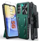 for Samsung Galaxy A15-5G Case: Rugged Protective Phone Cases with Green