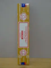 Myrrh Incense Sticks ~ Satya 1 x 15g Packs Incense ~ SATYA
